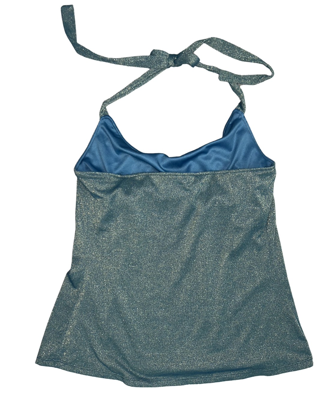 Y2K Shimmer Halter