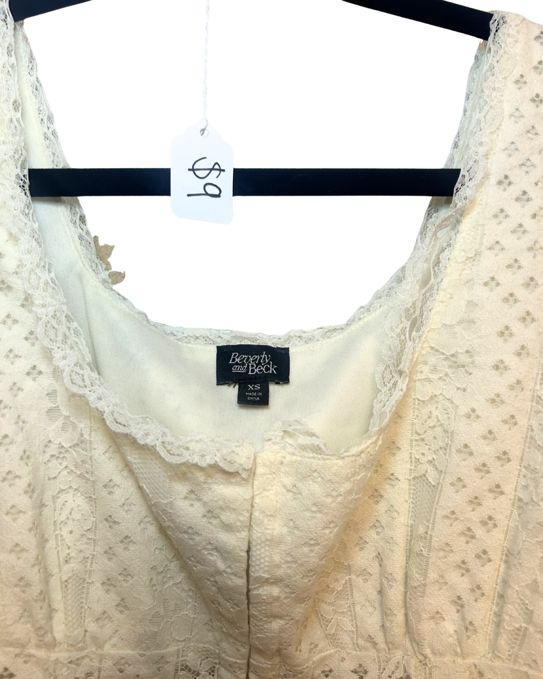 White Lace Corset Tank