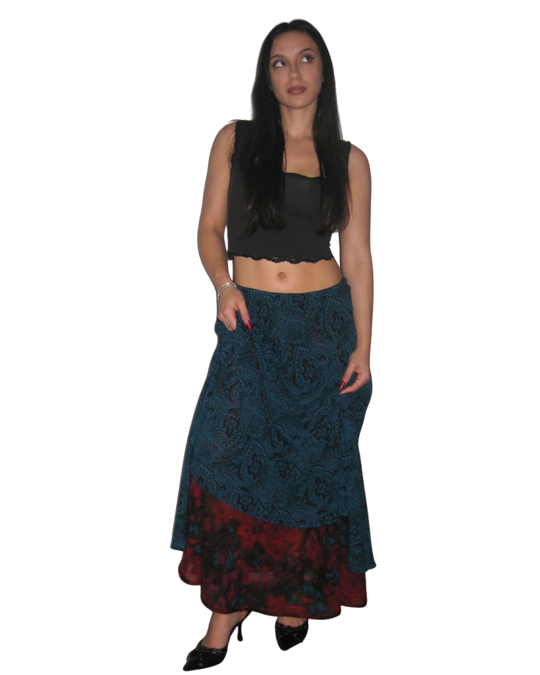 Reversible Maxi Skirt