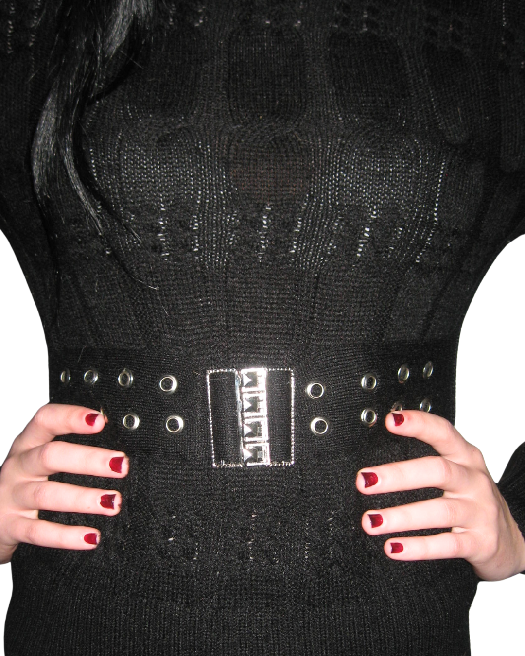 Sexy Grunge Fitted Sweater