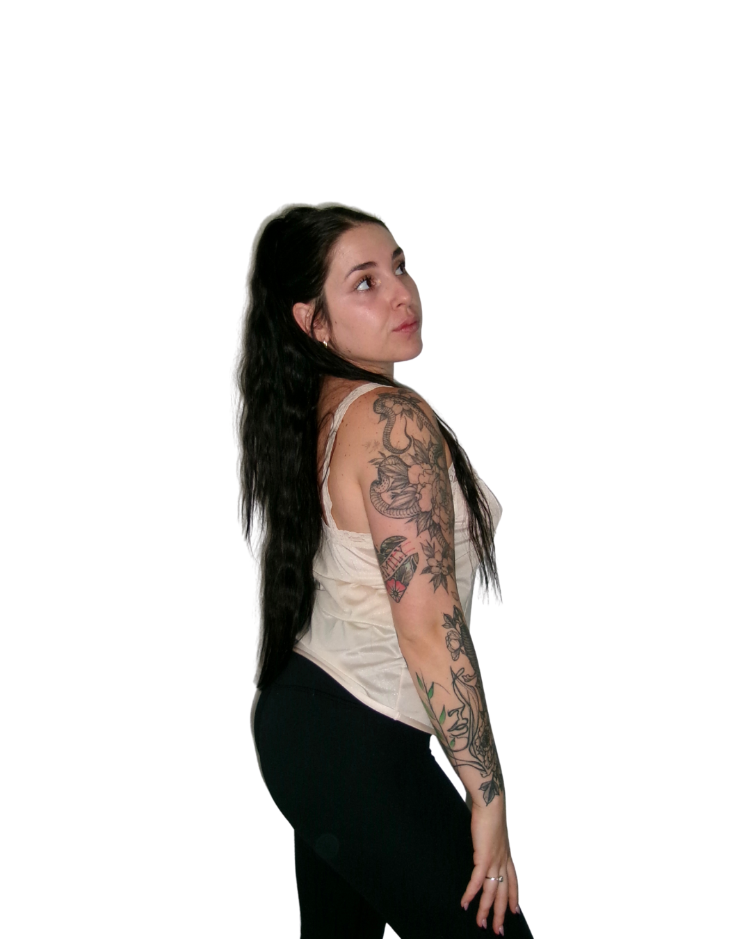 Satin Lace Slip Tank