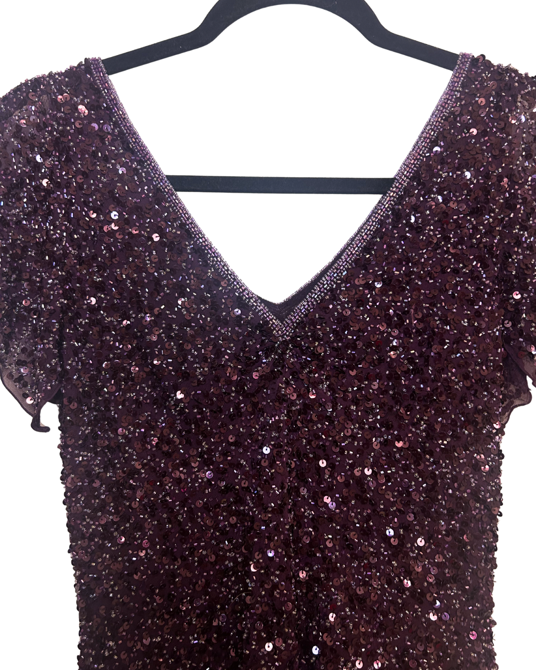 Whimsical Purple Embroidered Top