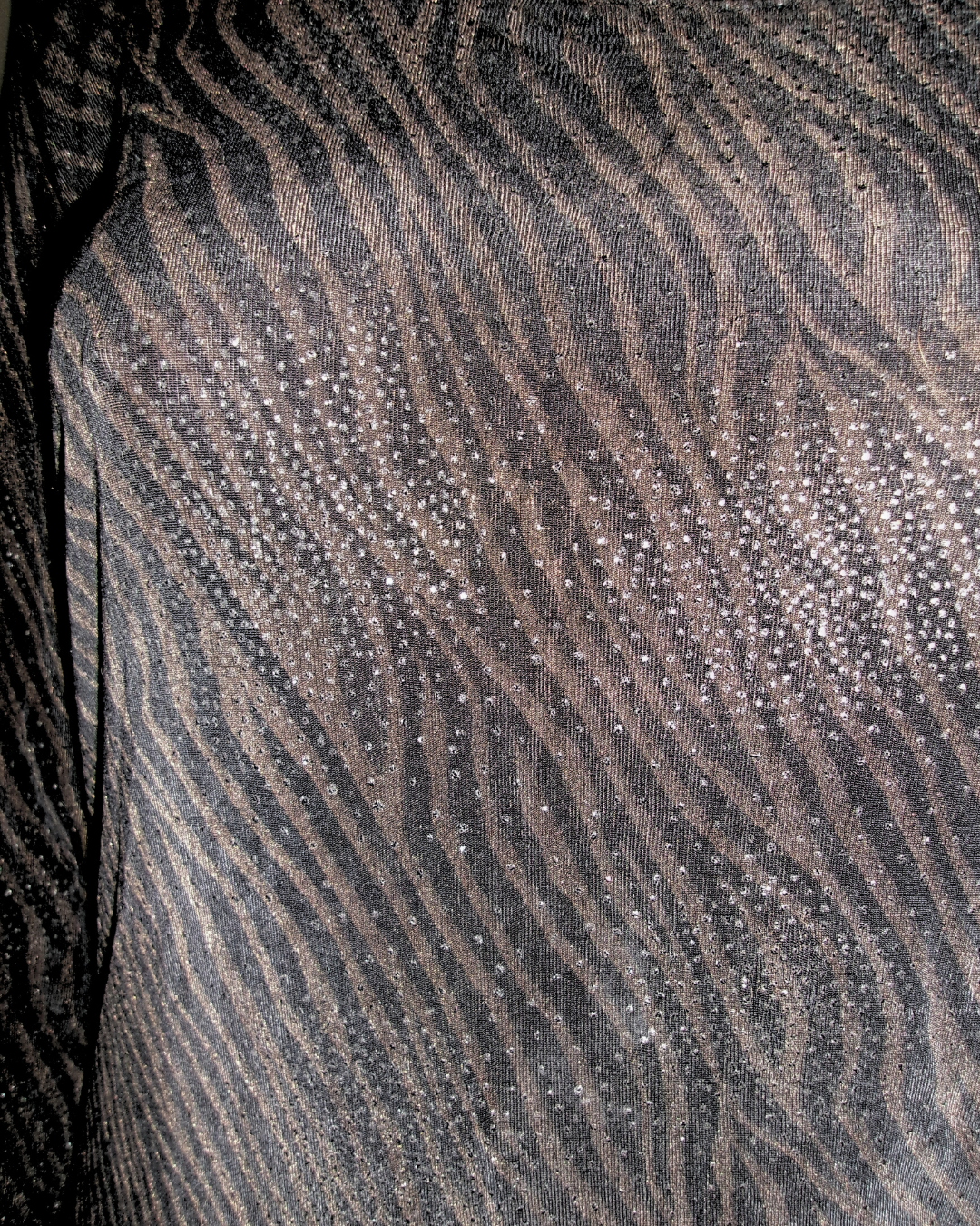 Tiger Print Sparkle Top