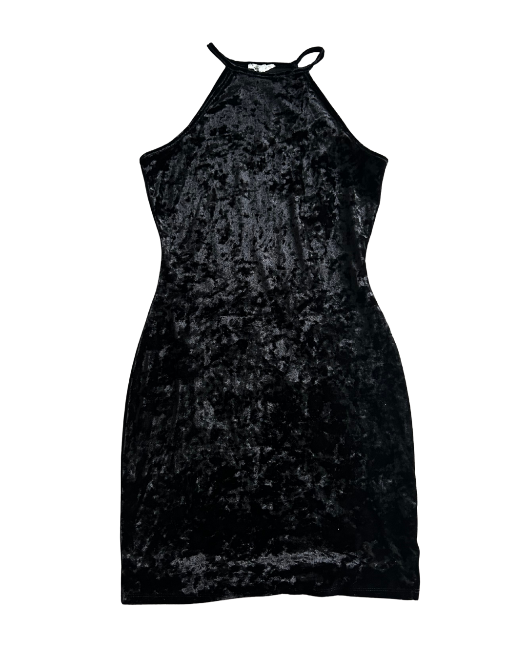 Fitted Velvet Mini Dress