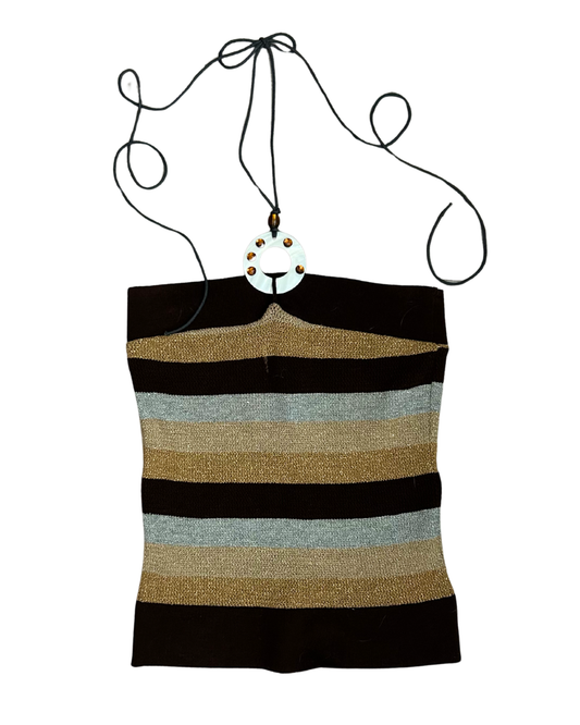 Y2K Strapless Halter