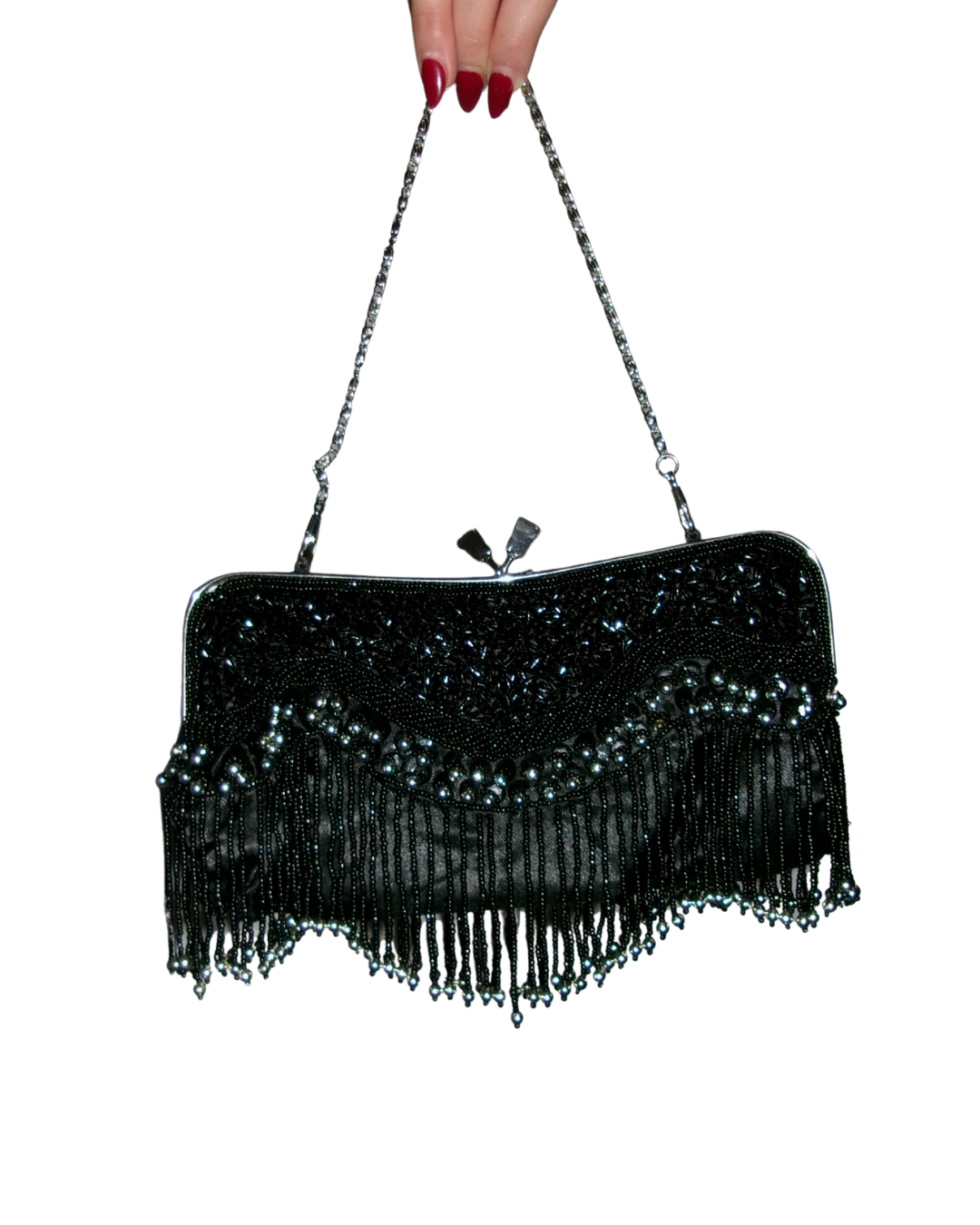 Mini Sparkle Skull Purse