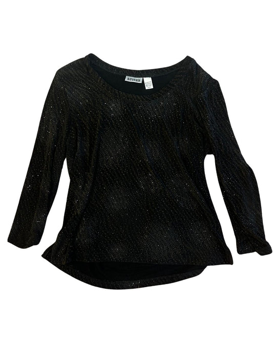 Tiger Print Sparkle Top