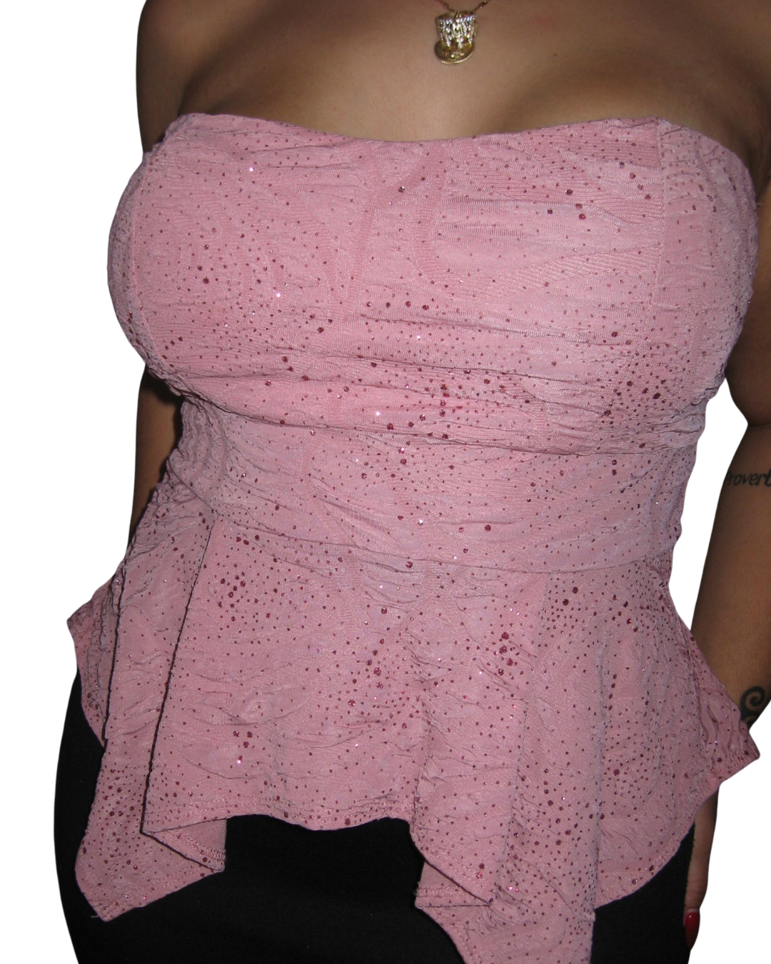 Y2K Strapless Mini Dress