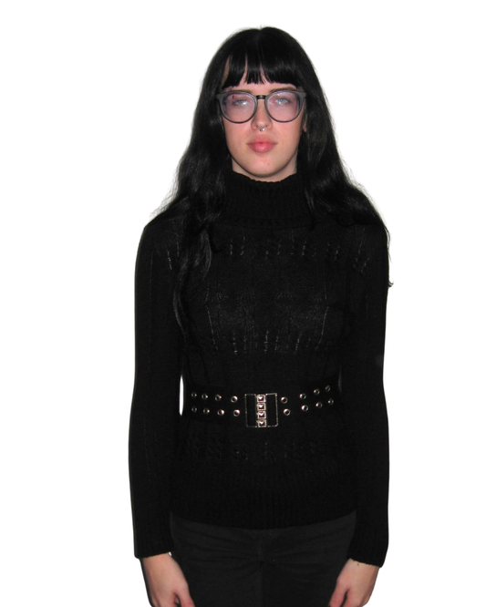 Sexy Grunge Fitted Sweater