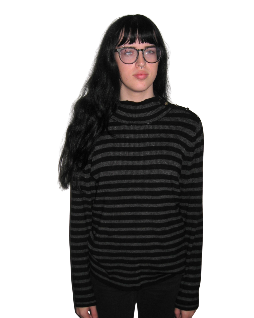 Striped Grunge Long Sleeve