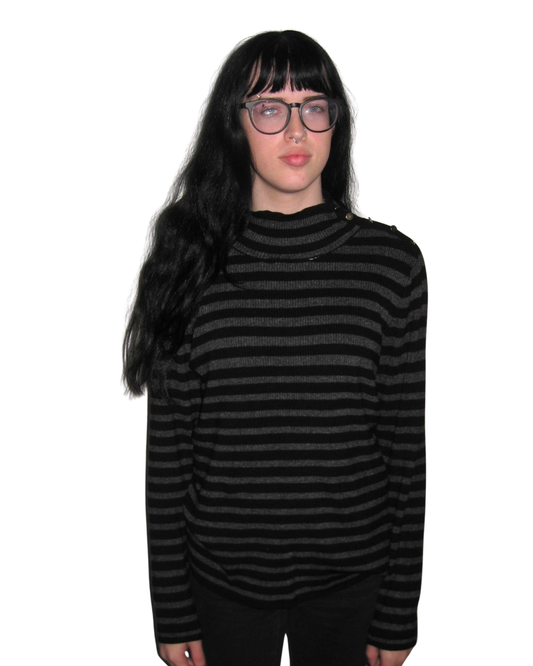 Striped Grunge Long Sleeve
