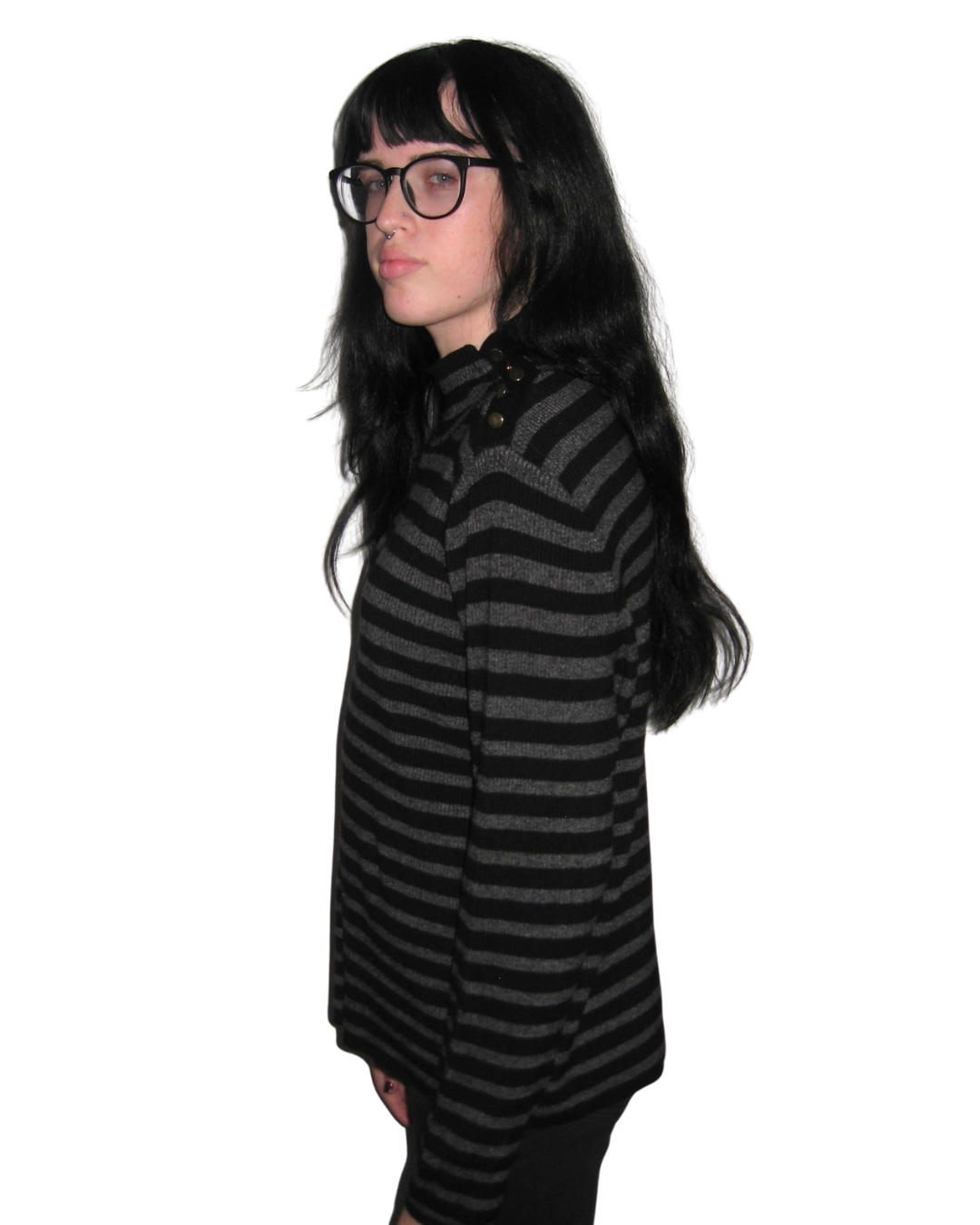 Striped Grunge Long Sleeve
