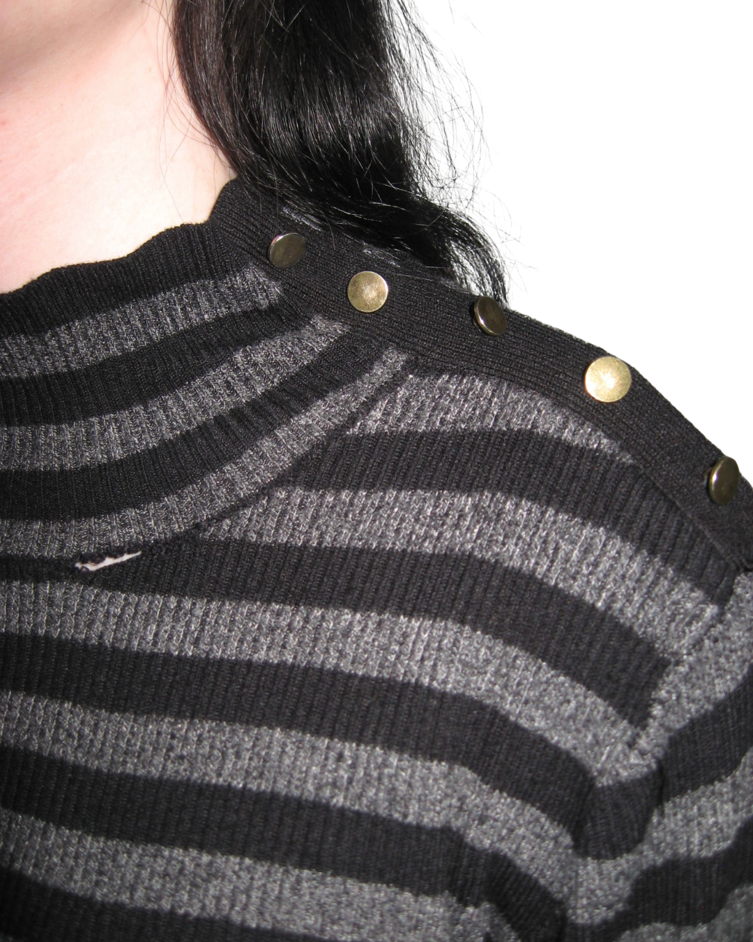 Striped Grunge Long Sleeve