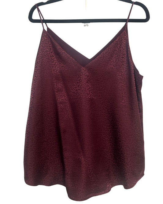 Sexy Maroon Cheetah Top