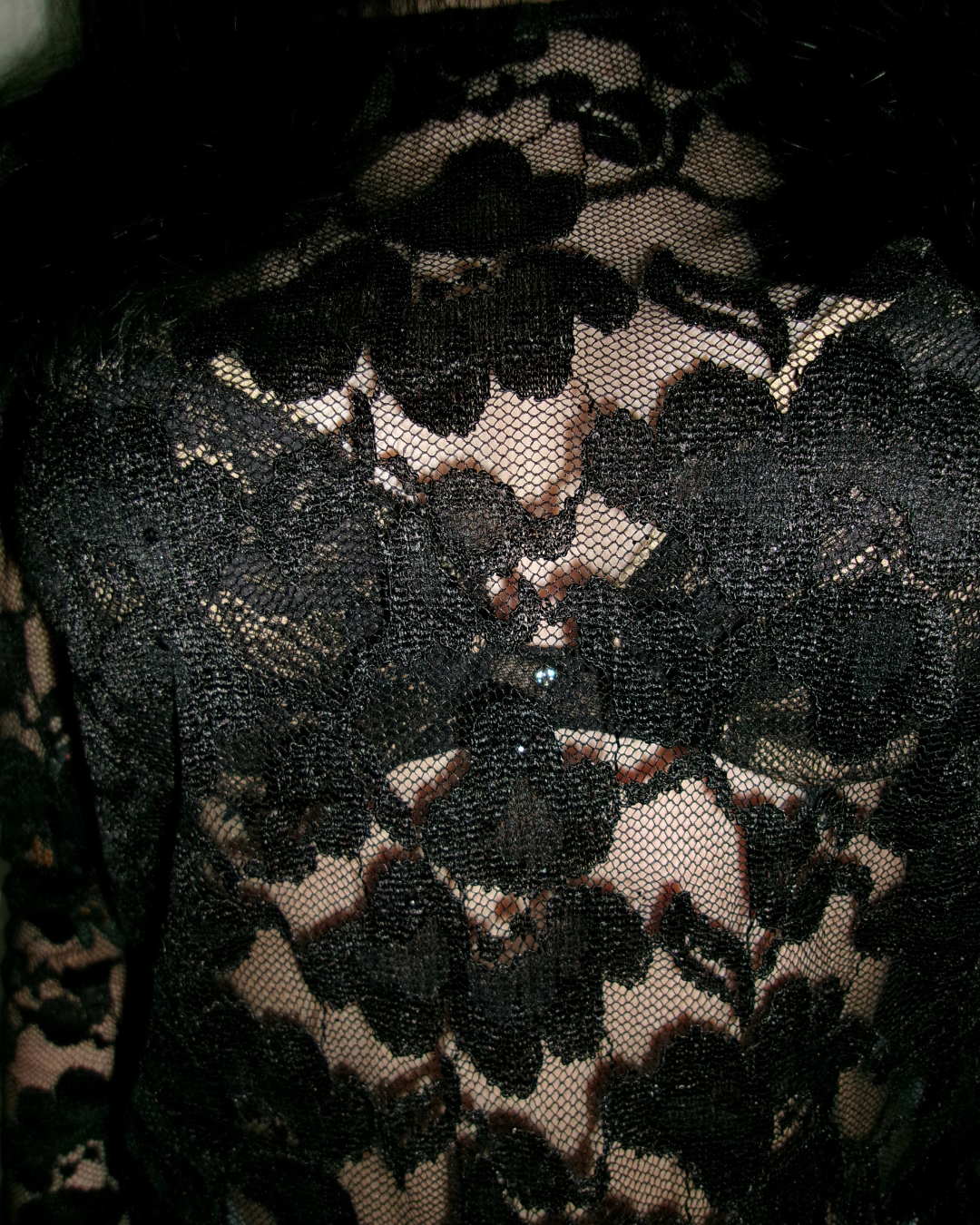 Lace Fitted Long Sleeve