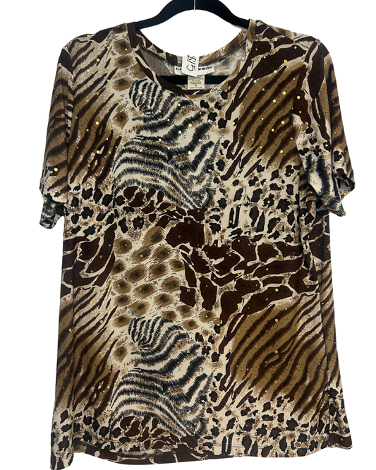 Animal Print Blouse