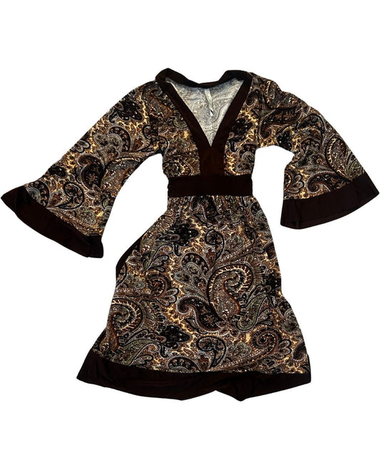 Retro Flare Arm Dress