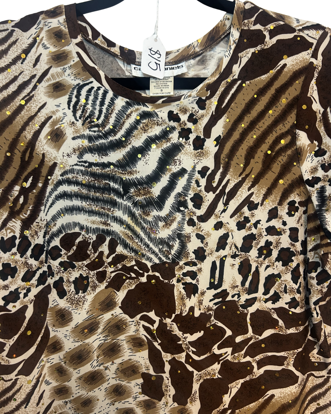 Animal Print Blouse