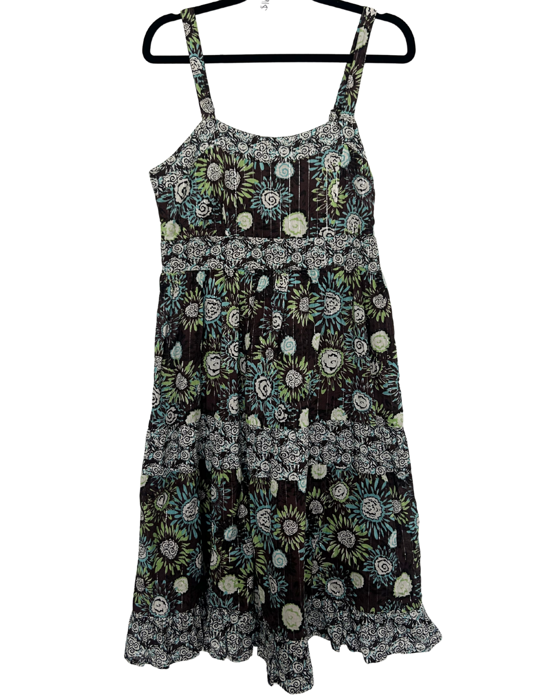 Y2K Brown Summer Dress