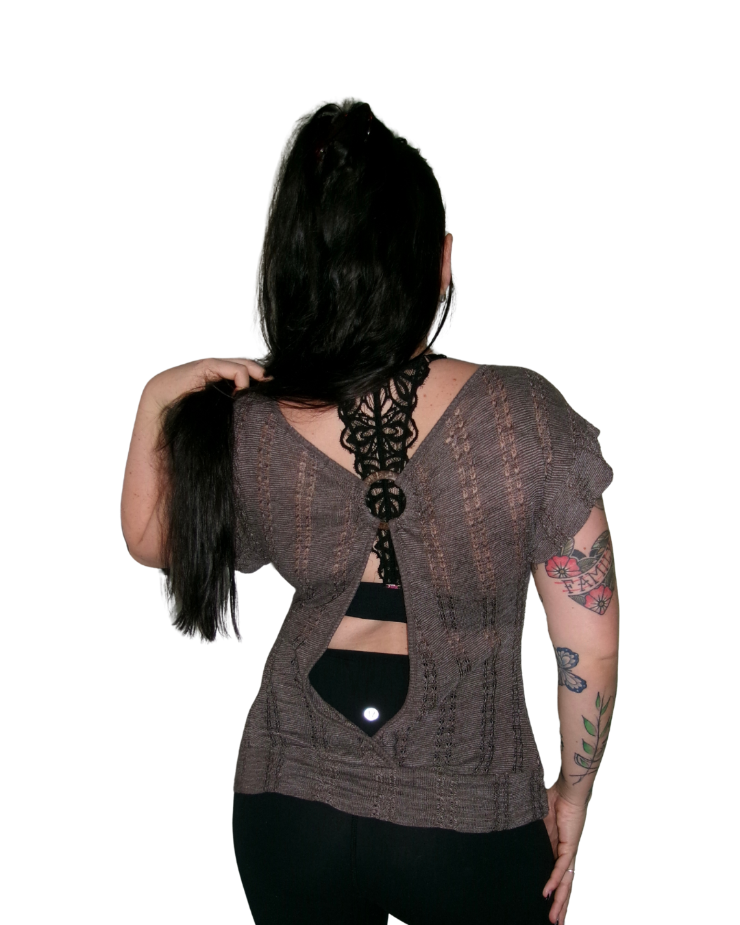 Open Back Boho T-Shirt