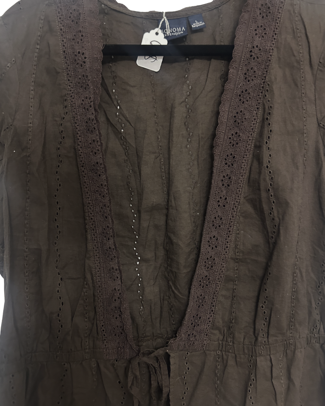Brown Fairycore Blouse