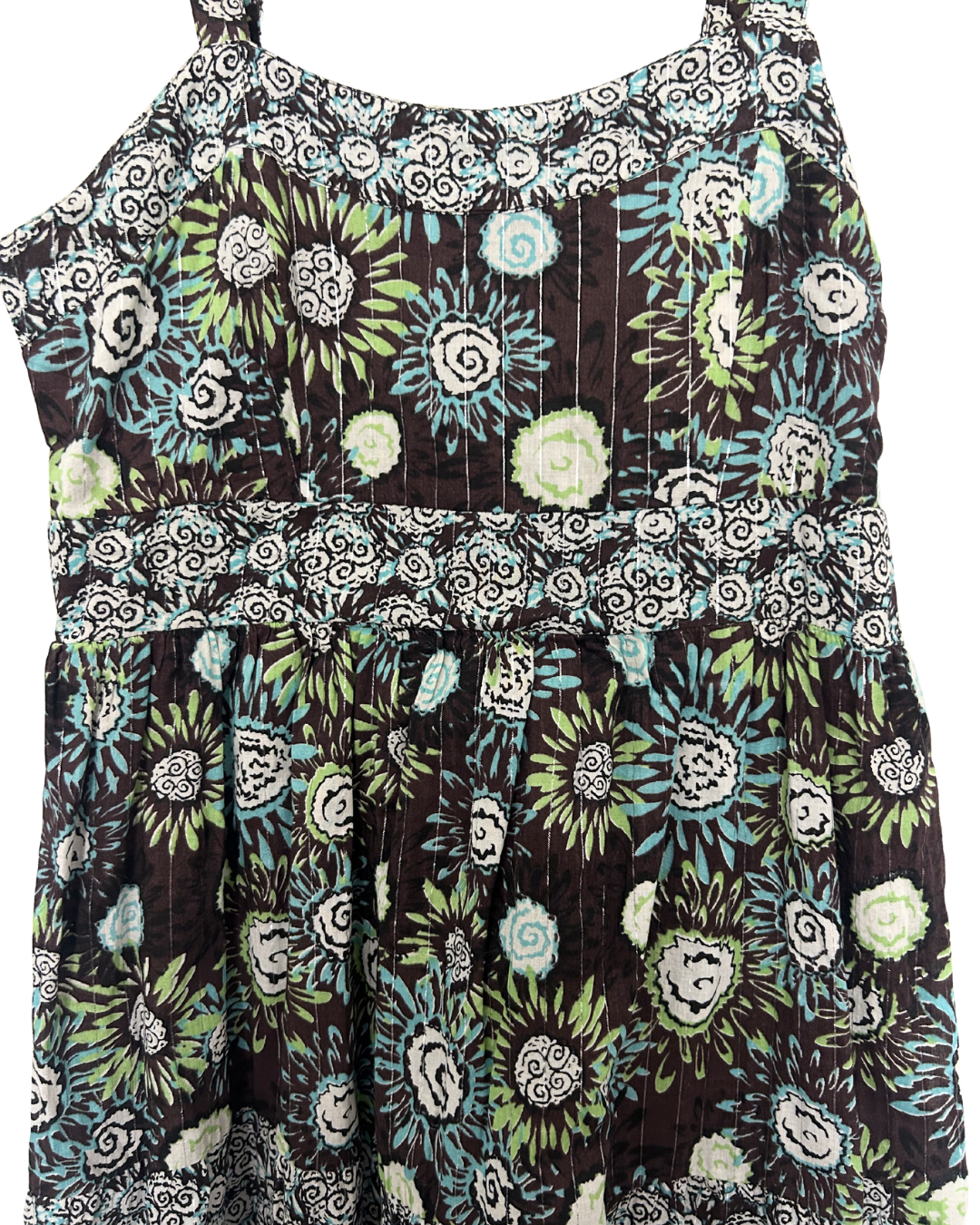 Y2K Brown Summer Dress