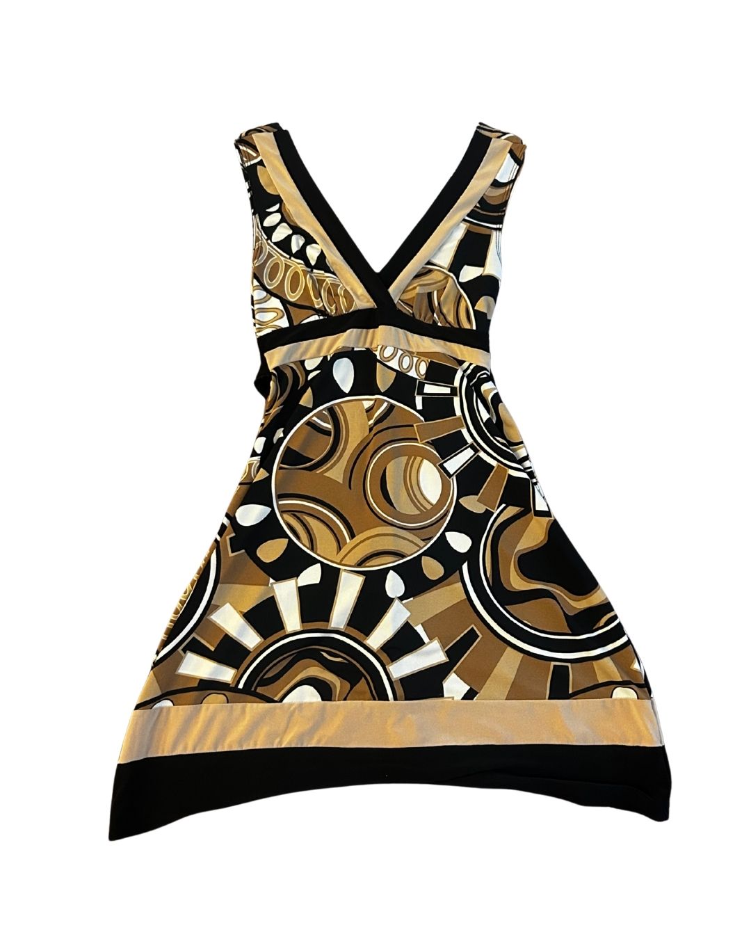 Retro Deep V Dress