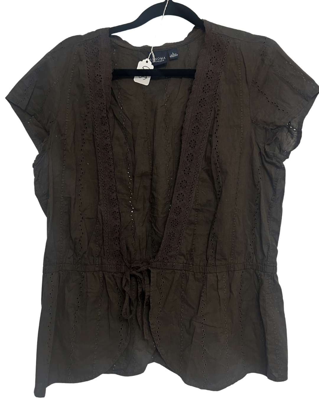 Brown Fairycore Blouse
