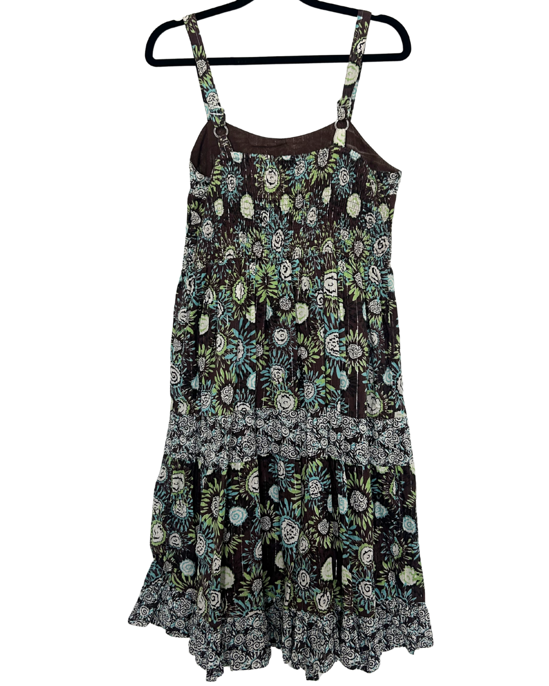 Y2K Brown Summer Dress