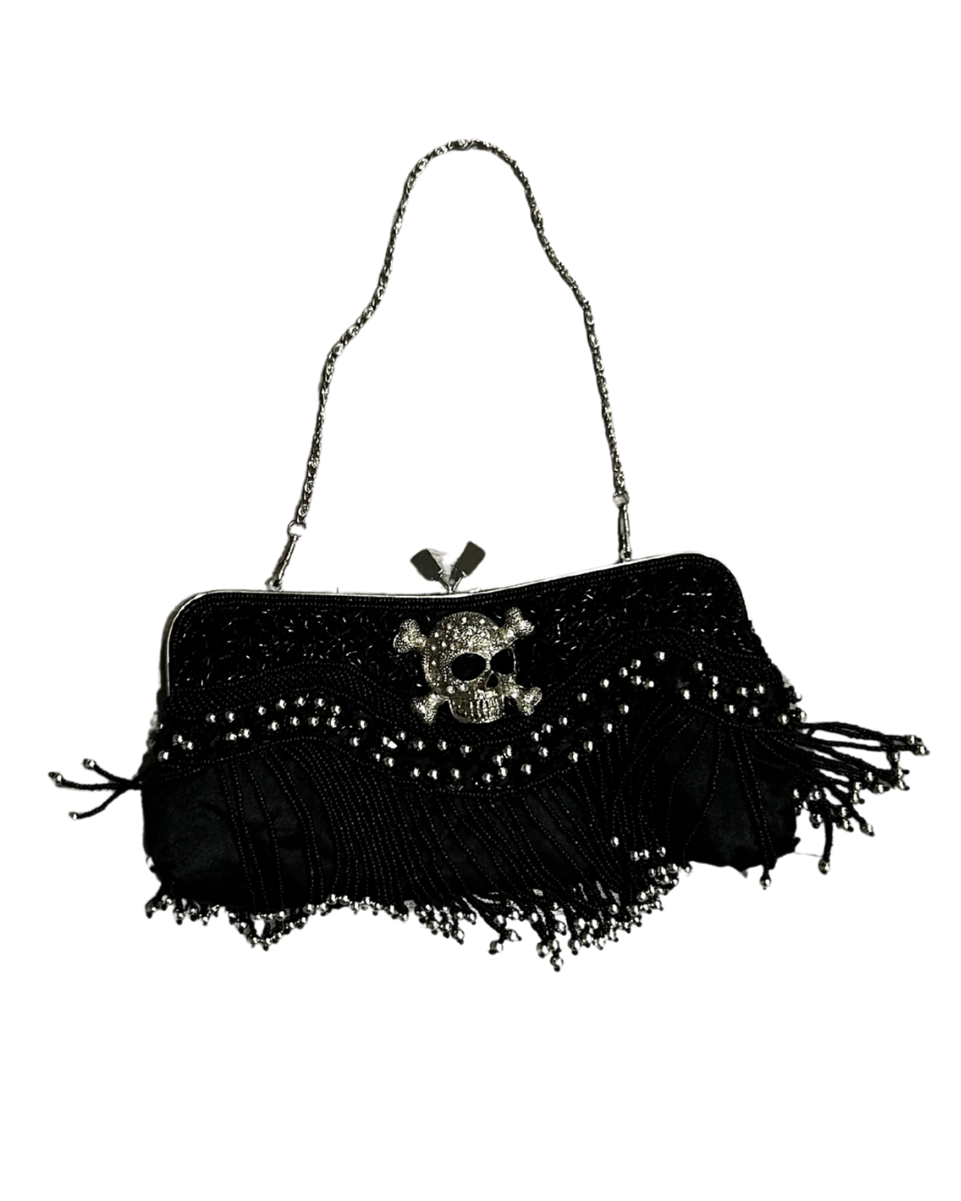Mini Sparkle Skull Purse