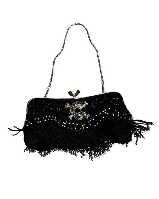 Mini Sparkle Skull Purse